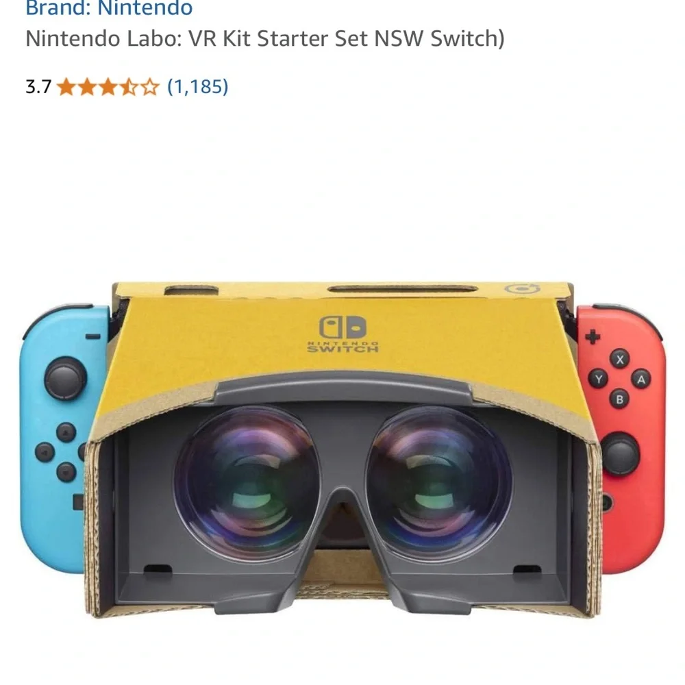 Nintendo Labo VR Starter Set and blaster kit